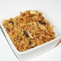 Pilaf de quinoa aux champignons de Paris