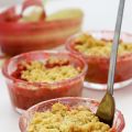 Petit crumble fraises  & pommes
