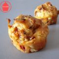 Muffins feta, tomates séchées et jambon cru