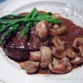 Filets mignons champignons et sauce au porto