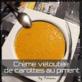 Crème veloutée de carottes au piment