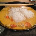Soupe Thaï curry-Lait de coco