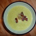 Velouté de pois cassés aux champignons