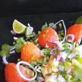 Ceviche : poisson mariné au citron vert,[...]