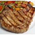 Côtelettes de porc, grillées à l'érable, thym[...]