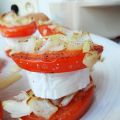 Mille-feuille de tomate au chèvre