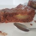 Tarte-cake- mousse au chocolat & poires[...]