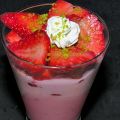 Mousse de fraises au fromage blanc