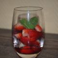 Fraises et framboises au sucre menthe/fraise