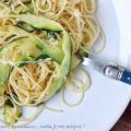 Spaghetti au citron et courgette