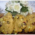 Biscuits au chocolats blancs et canneberges