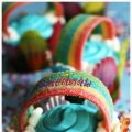 Rainbow Cupcake.