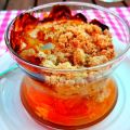 Crumble aux abricots à l'italienne
