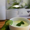 Soupe fraîche aux concombres