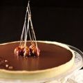 Tarte au chocolat {et son décor au caramel},[...]