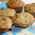 Muffins aux pommes ,son et yougourt