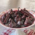 Figues au vin épicé