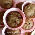 Muffins poires-carambar sans oeuf