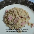 Crozet champignon et jambon