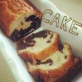 Cake marbré cacaoté