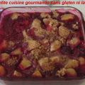 Crumble à la farine de châtaigne aux fruits[...]