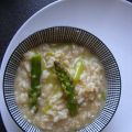 Risotto aux asperges vertes.