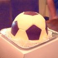 Recette du gâteau ballon de foot au chocolat