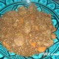 Lentilles et boulettes de viande maghreb style,[...]