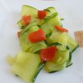 Tagliatelles de courgettes en salade