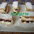 Mille feuilles pâte inversée, mousse chocolat[...]