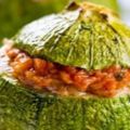 Courgettes rondes farcies au thon et fromage de[...]