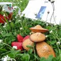 Les madeleines aux fraises, sésame et fleur[...]