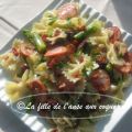 SALADE DE FARFALLE AU CHORIZO ET AUX ASPERGES