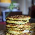 Frittatas aux courgettes et poivrons