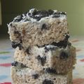 Carrés aux Rice Crispies et biscuits Oréo
