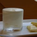 Verrines bananes-rhum espuma au chocolat blanc