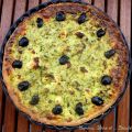La tarte courgettes-menthe-feta