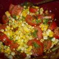 Salade de maïs et de tomates