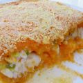 Gratin de cabillaud, poireaux et purée de[...]