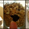 Muesli aux trois chocolats et sésame