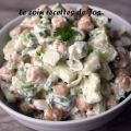 SALADE CRÉMEUSE DE POIS CHICHES