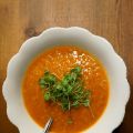 Soupe de lentilles et cari rouge...
