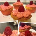 Cupcakes coco-framboises