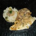 Filet de Turbot persillé aux champignons à la[...]