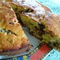 Gateau à la ricotta et aux fruits confits