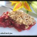Croustade aux fraises, pommes et aux amandes