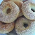 Pain turquie sous forme de bagel