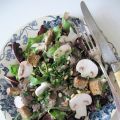 Salade de gésiers aux pignons, champignons &[...]