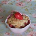 Crumble rhubarbe fraise / Rhubarb and[...]