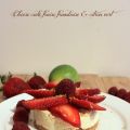 Cheesecake fraises, framboises & citron vert